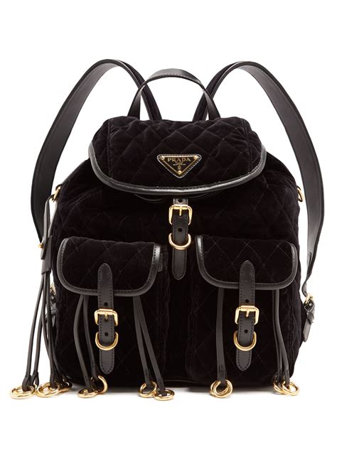 prada velvet belt bag|Prada unisex backpack.